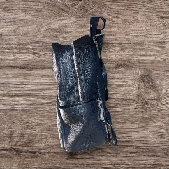 Celine Dion Black Leather Backpack - Picture 2 of 6